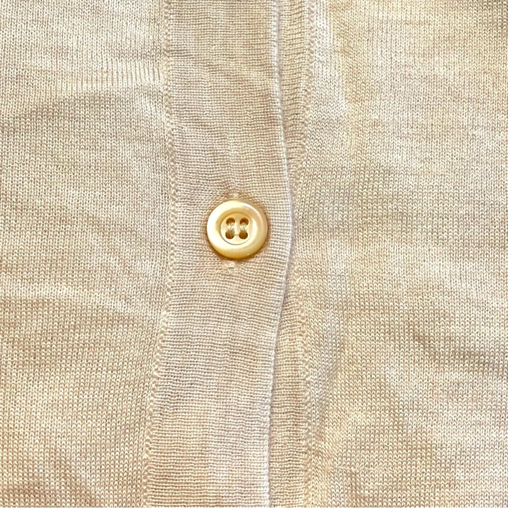 NWT Jenni Kayne Cashmere Silk Cardigan in Oatmeal XXL Lightweight Euro Summer - Picture 4 of 12